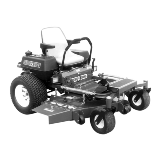 Bush Hog MID MOUNT ZERO TURN SERIES Operator's Manual