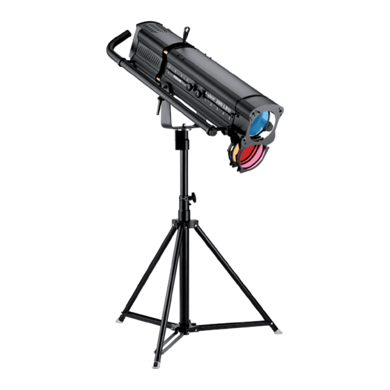 User Manuals: LDR Astro 200 W LED 3200K Followspot