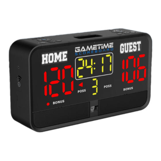 Gametime GTSB Quick Start Manual