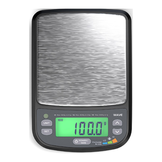 Truweigh Wave WA-5000-1-BK User Manual