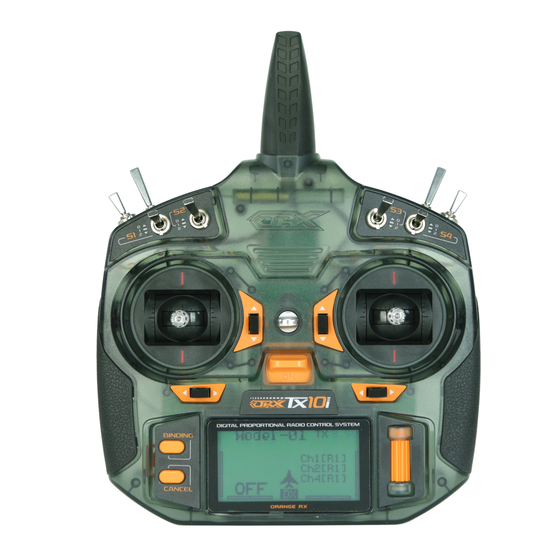 Hobby King ORX TX10i Instruction Manual