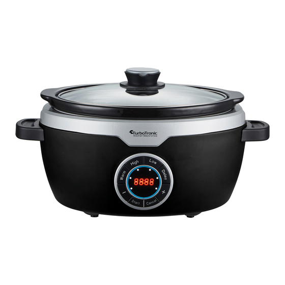TurboTronic COOK PRO POT TT-SC100 Instruction Manual