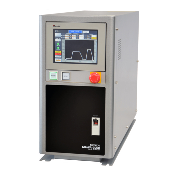 Amada PULSETIG MAWA-300B Series Manuals