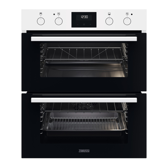 User Manuals: Zanussi ZPHNL3W1 Electric Double Oven