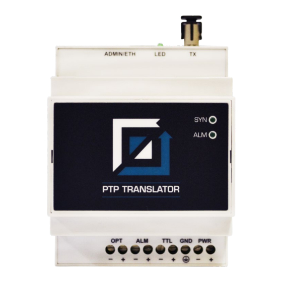 Tekron PTP TRANSLATOR User Manual