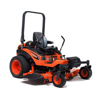 Kubota ZD1211 Operator's Manual
