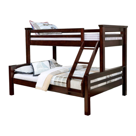 Furniture of America CM-BK450TQ Bunk Bed Manuals