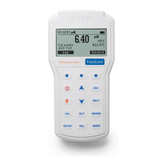 Hanna Instruments IC-HI98165 Instruction Manual