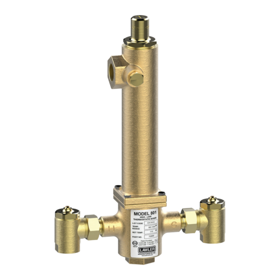Lawler 801-GPM Installation & Maintenance Manual