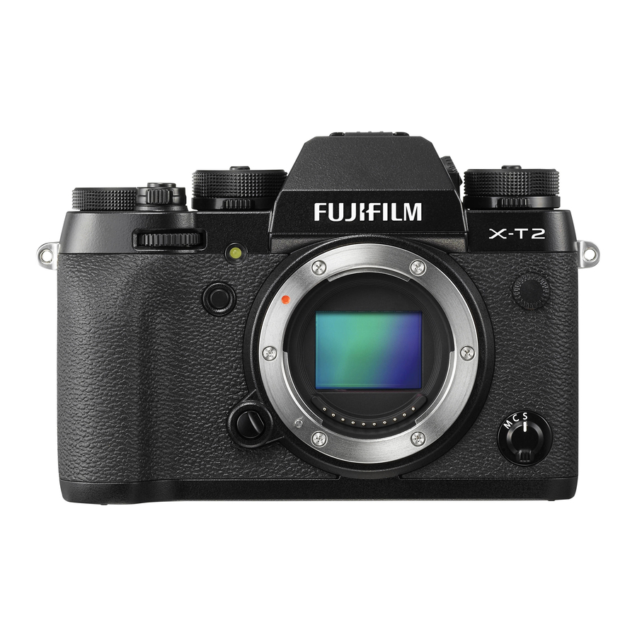 FujiFilm X-T2 - Digital Camera Manual