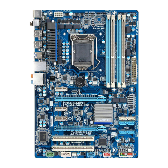 Gigabyte GA-H61M-USB3V User Manual