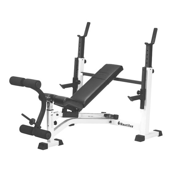 Nautilus Olympic Bench Strength System Owner's Manual & Fitness Handbook