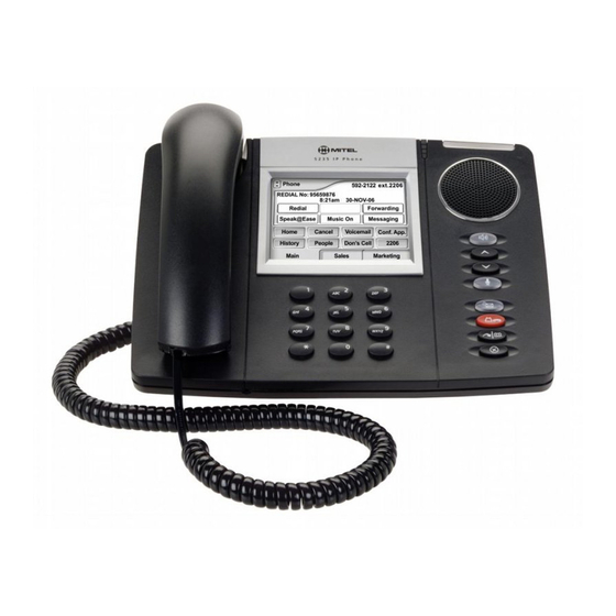 Mitel 5235 IP Phone Administrator's Manual