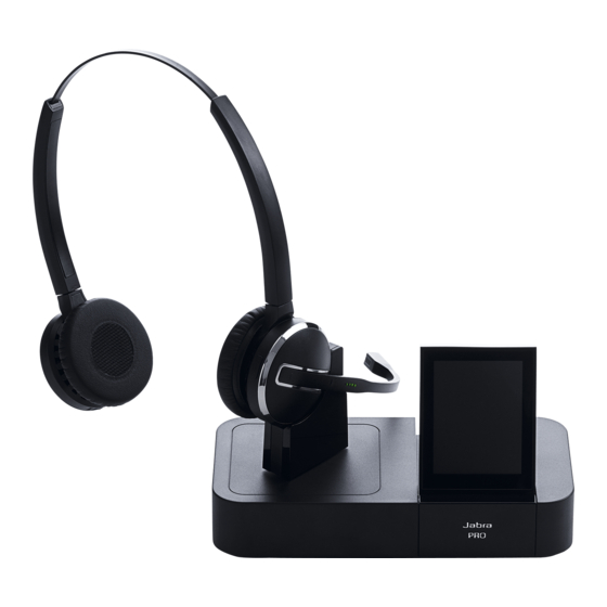 Jabra Pro 9460 Duo Manual