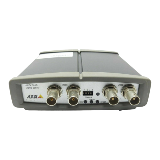 Axis 241Q Specifications