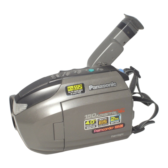 Panasonic PVL550D - VHS-C CAMCORDER Operating Manual