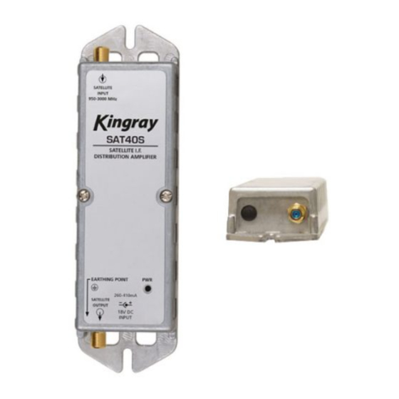 Kingray SAT40S Installation Manual