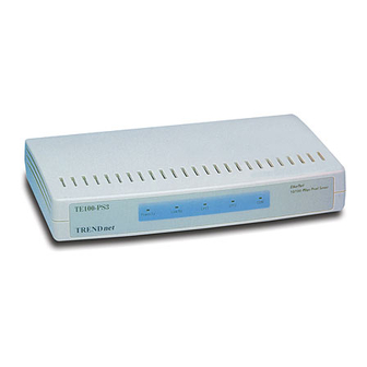 TRENDnet TE100-PS3 Administrator User Manual
