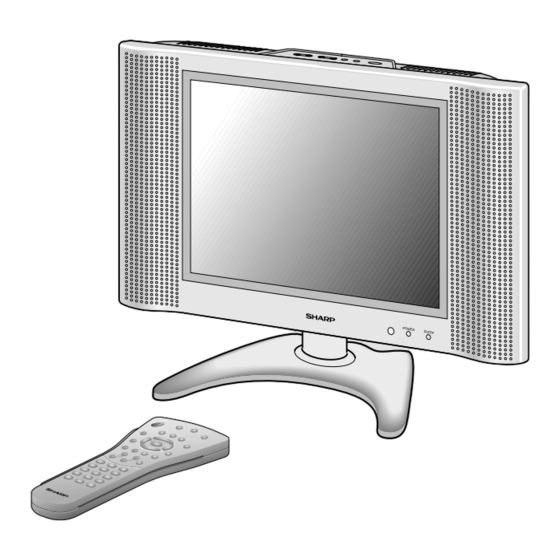Sharp Aquos LC-13B4M Operation Manual