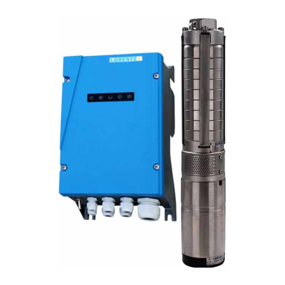 Lorentz PS150C Instructions For Installation, Operation And Service