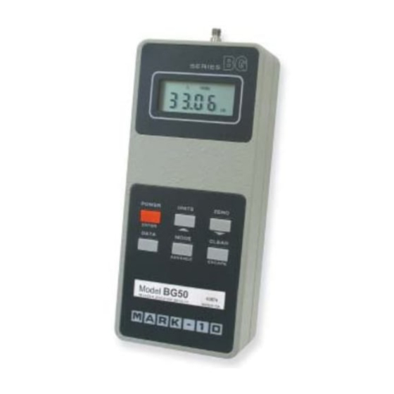 Mark-10 BG500 User Manual