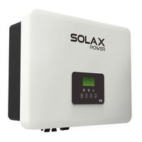 Solax X3-8.0P-T-D User Manual