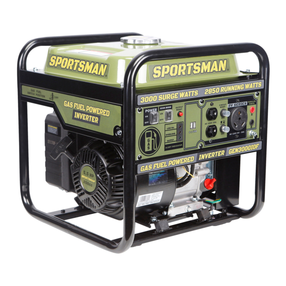 Sportsman GEN3000IOF Step-By-Step Manual