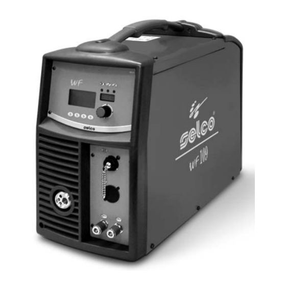 Selco WF 109 Instruction Manual