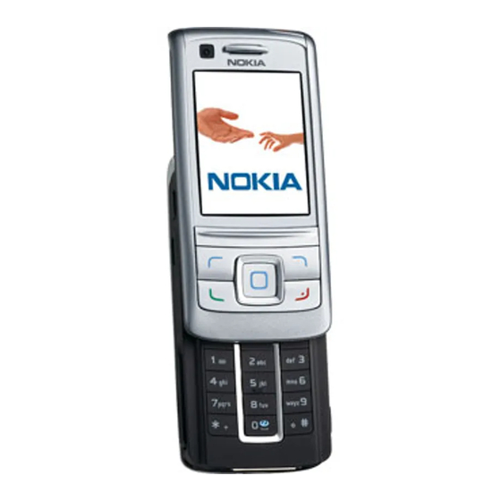Nokia 6280 User Instructions