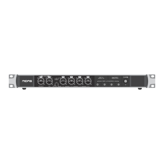 Midas HUB4 Quick Start Manual
