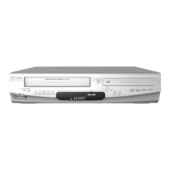 FUNAI DPVR-6600 DVD/VHS Recorder Manuals