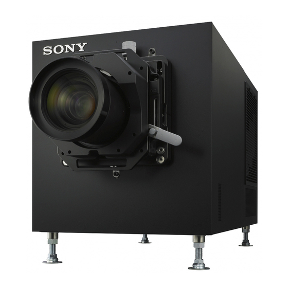 Sony SRX-R515P Operating Instructions Manual