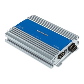 Blaupunkt GTA 400 Flash Operating And Installation Instructions