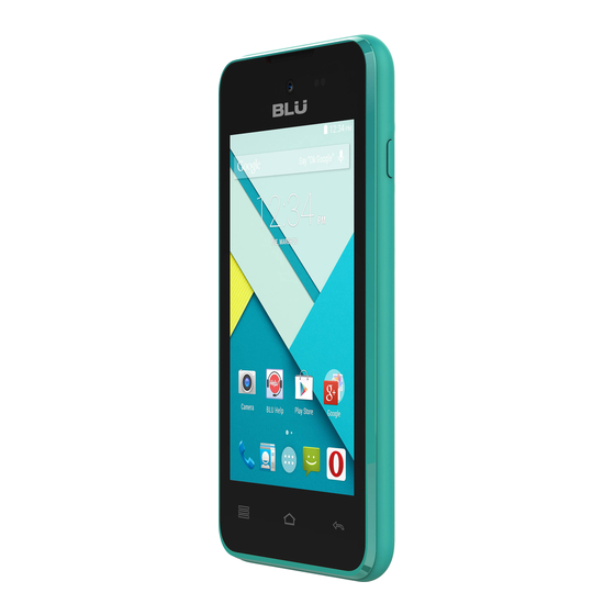 Blu ADVANCE 4.0L Quick Start Manual