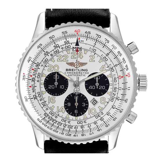 Breitling navitimer cosmonaute User Instructions