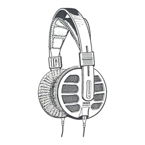 Sennheiser Ovation II HD 560 User Manual