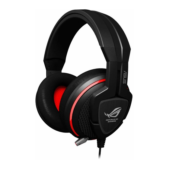 Asus Orion Quick Start Manual