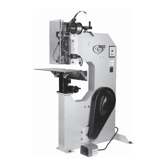 DeLuxe Stitcher M30 Series Operation And Maintenance Manual