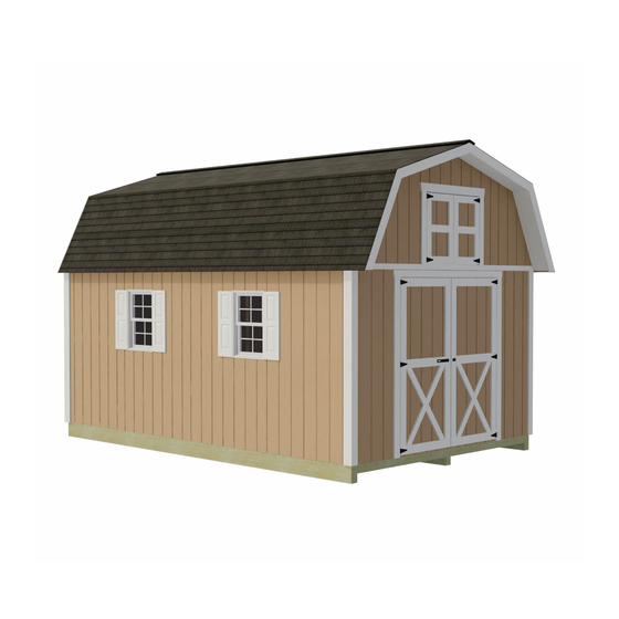 Reynolds Building Systems Best Barns Deluxe Woodville Assembly Book