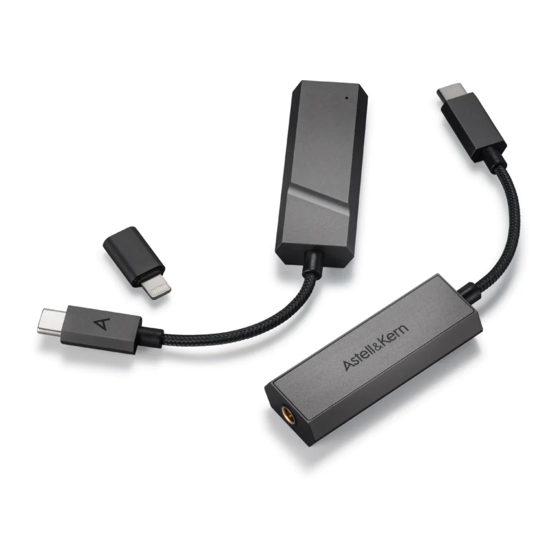 Astell & Kern AK HC2 Manual