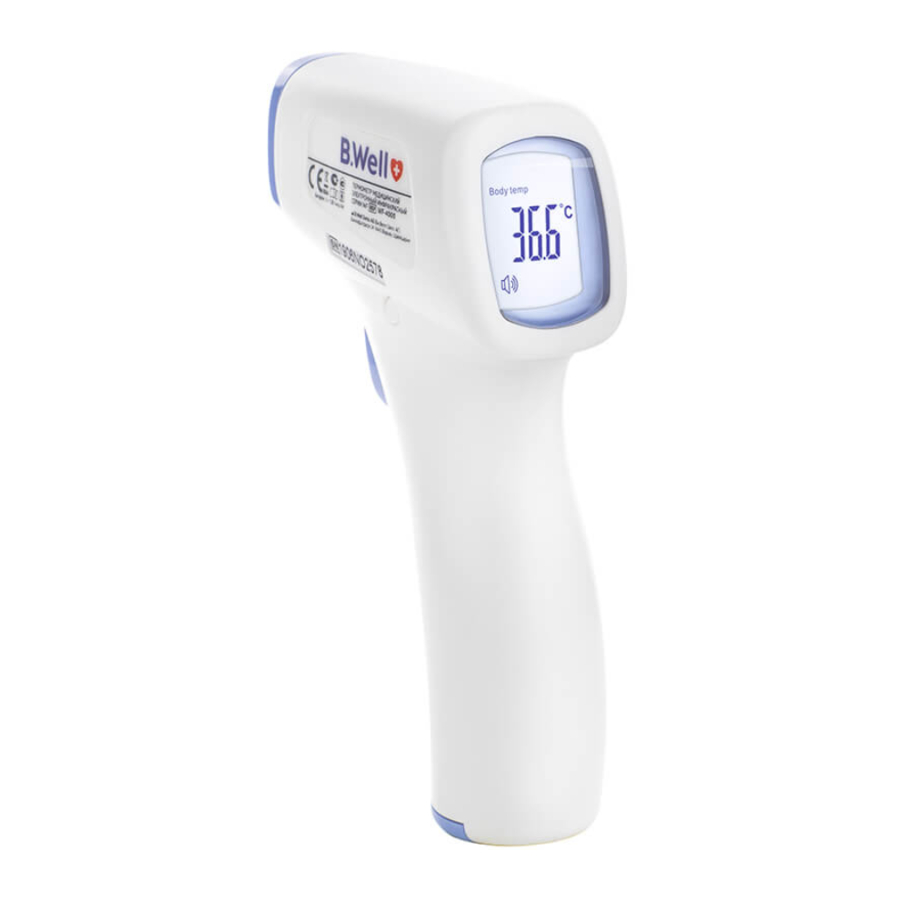 B.Well WF-4000 - Medical Digital Infrared Thermometer Manual
