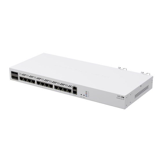 MikroTik CCR2116-12G-4S+ Quick Start Manual