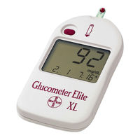 Bayer HealthCare Glucometer Elite XL User Manual