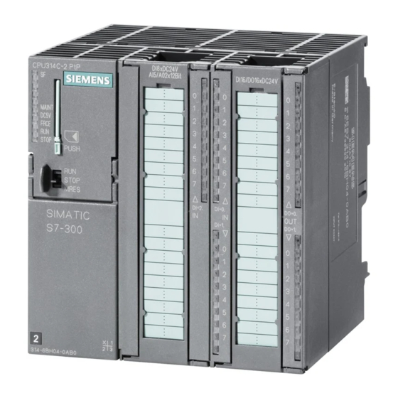 Siemens SIMATIC S7 400 Manuals