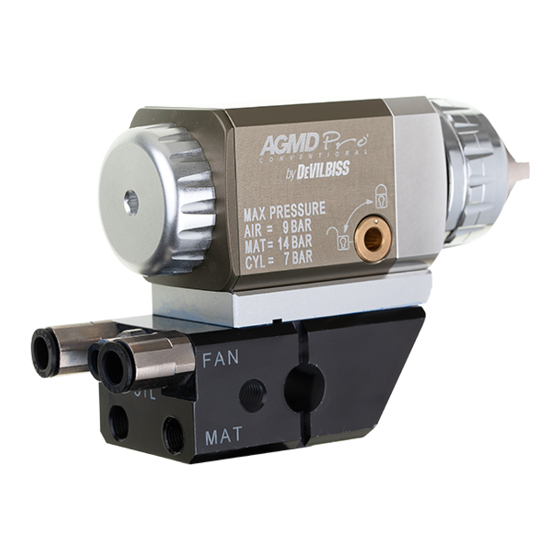 Carlisle DeVILBISS AGMDPRO-102-HV30C-K Service Manual