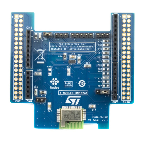 ST X-NUCLEO-IDB05A2 User Manual