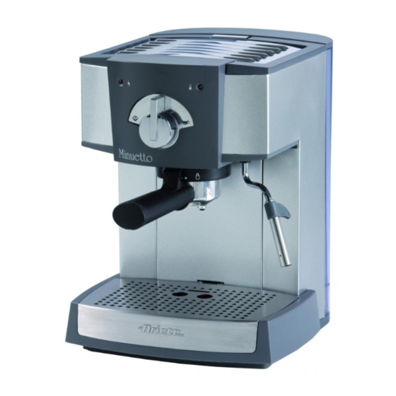ARIETE Minuetto Espresso Machine Manuals