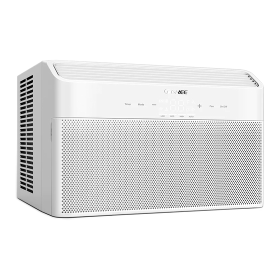 Gree GJC08BU-A6NRNJ2A Installation Manual