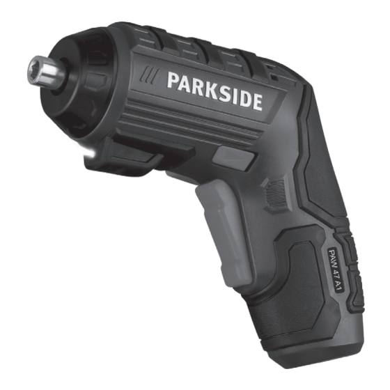 Parkside PAW47A1 Manuals