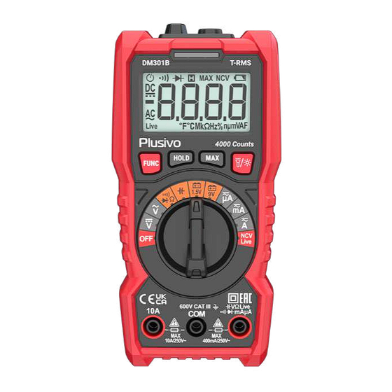 Plusivo DM301B Manuals